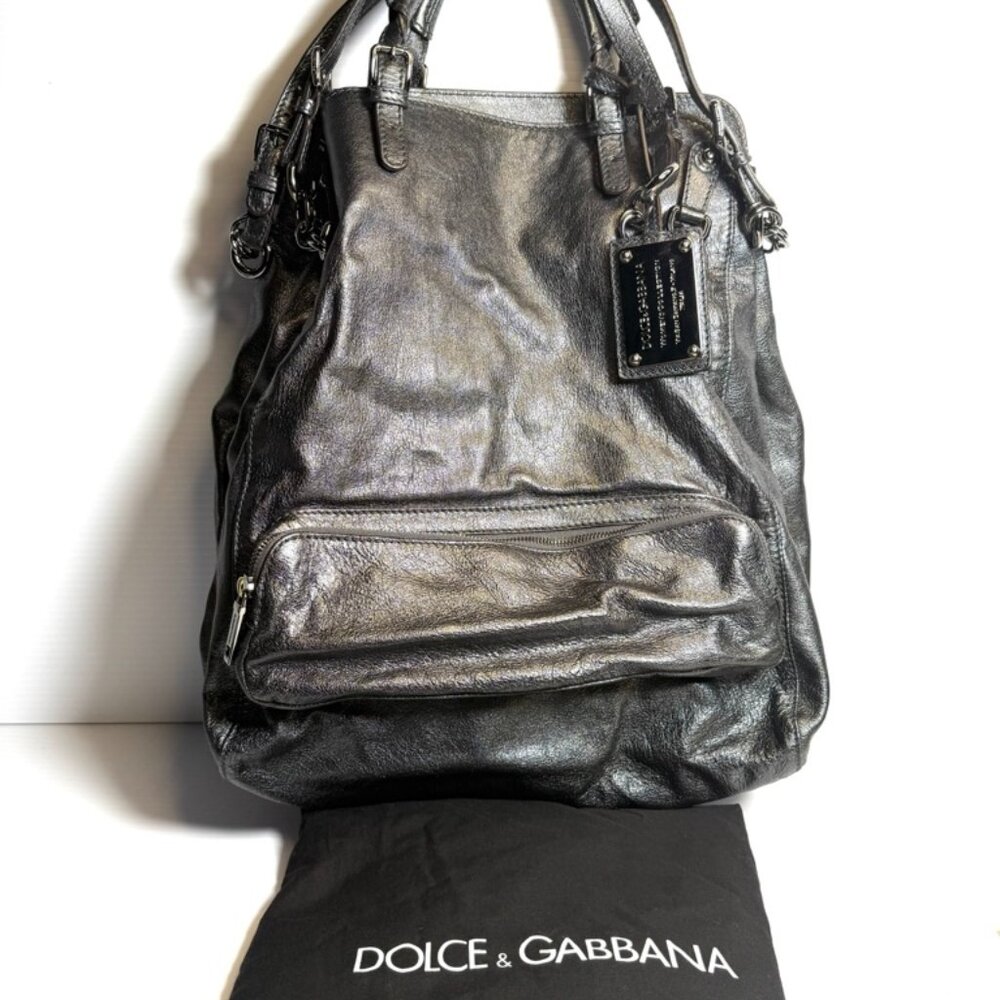 DOLCE & GABBANA Calfskin Tote Black | NWT